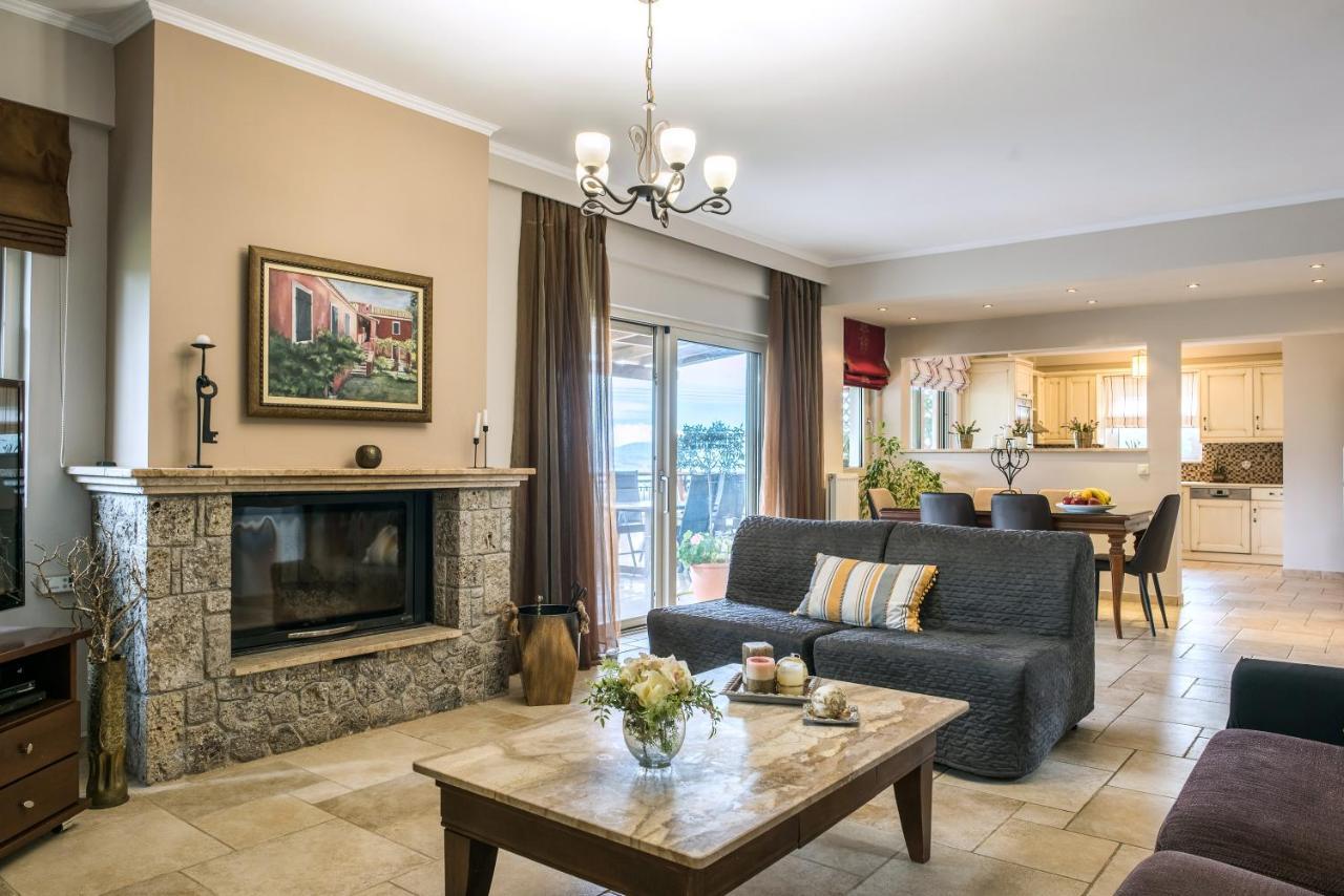 Ionian Sea View Villa By Whitedreamvillas Kato Korakiana Ngoại thất bức ảnh