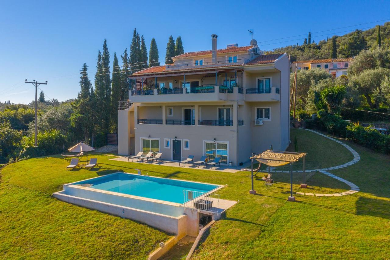Ionian Sea View Villa By Whitedreamvillas Kato Korakiana Ngoại thất bức ảnh