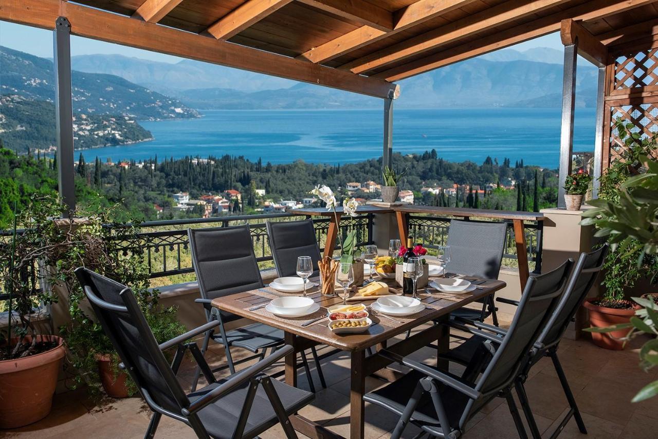 Ionian Sea View Villa By Whitedreamvillas Kato Korakiana Ngoại thất bức ảnh